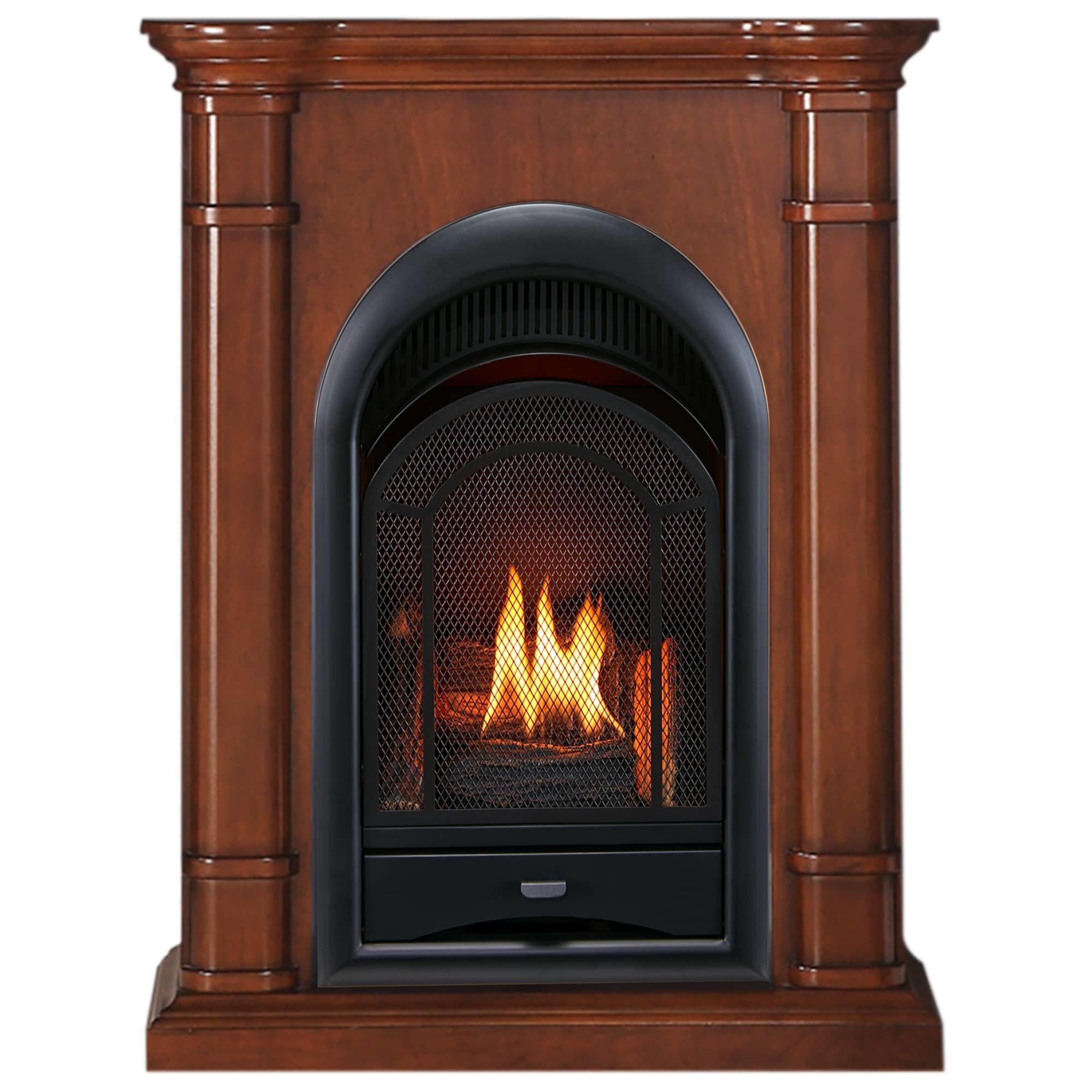 Bluegrass Living, Ventless Gas Fireplace System - 10000 BTU # FS, Heat Output 10000 Btu/hour, Heating Capability 1500 ft², Model# FS100T-3AS